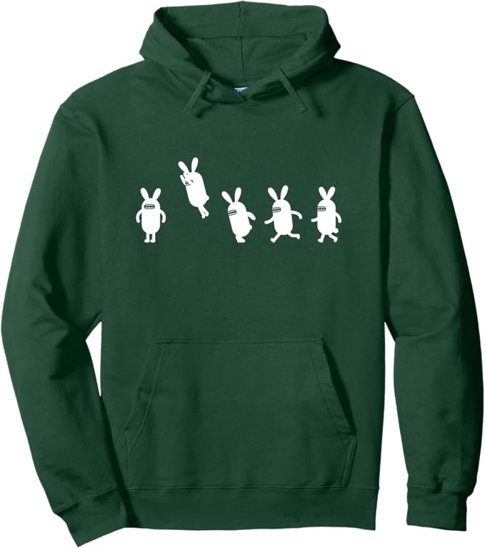 MOTOMICHI - Run & Jump Bunny Pullover Hoodie