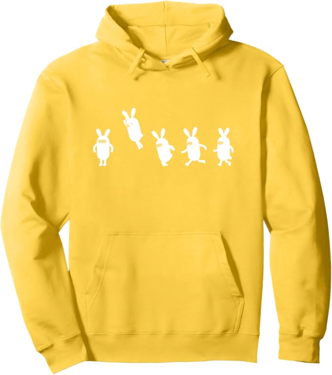 MOTOMICHI - Run & Jump Bunny Pullover Hoodie