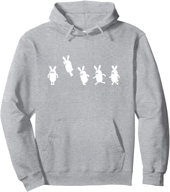 MOTOMICHI - Run & Jump Bunny Pullover Hoodie