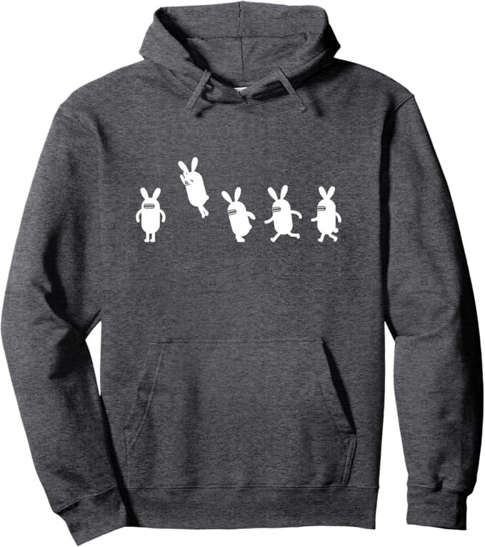 MOTOMICHI - Run & Jump Bunny Pullover Hoodie