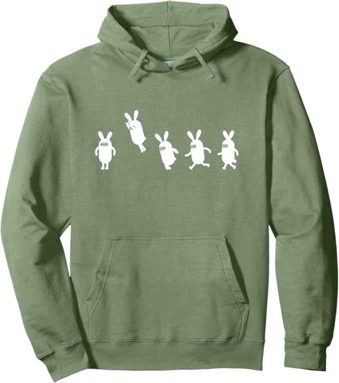 MOTOMICHI - Run & Jump Bunny Pullover Hoodie